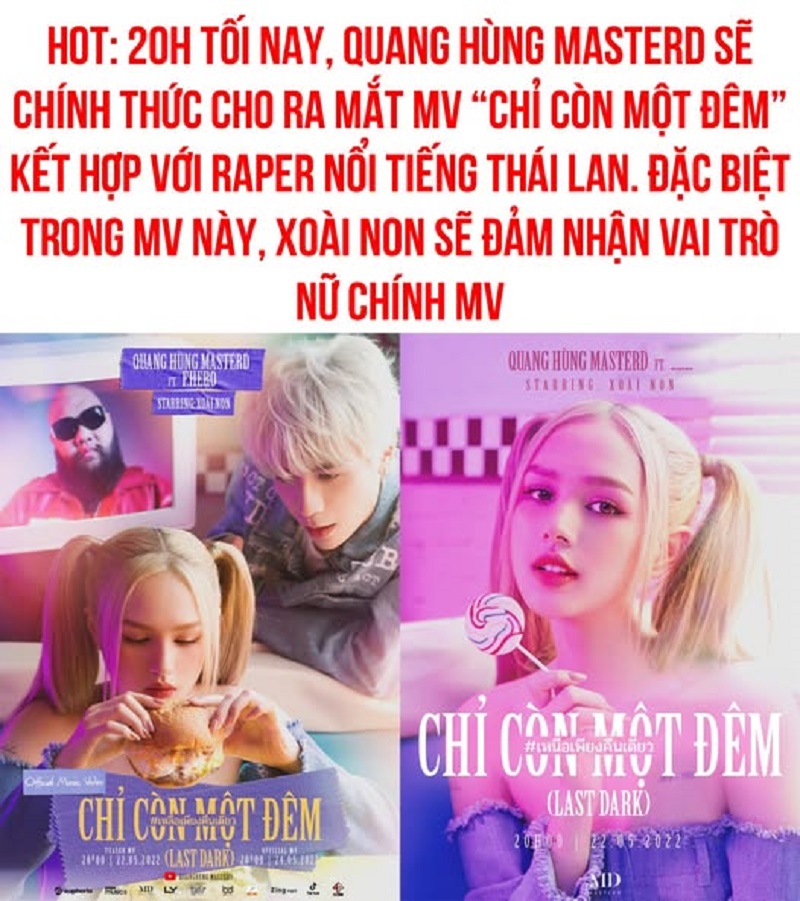 "Chỉ Còn Một Đêm" – Quang Hùng MasterD "Chỉ Còn Một Đêm" – Quang Hùng MasterD