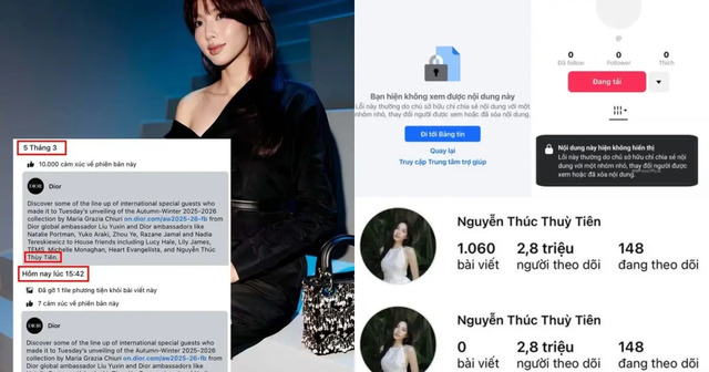 Thùy Tiên (hoặc ekip của cô) đang chủ động tạm “ở ẩn” để giảm bớt sức ép dư luận. Các trang mạng xã hội của nàng hậu đã khoá/ ẩn sau khi scandal bùng nổ Thùy Tiên (hoặc ekip của cô) đang chủ động tạm “ở ẩn” để giảm bớt sức ép dư luận.Các trang mạng xã hội của nàng hậu đã khoá/ ẩn sau khi scandal bùng nổ