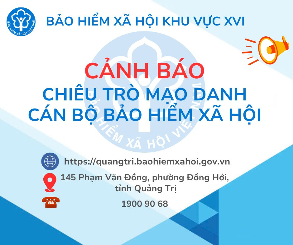 Bảo hiểm xã hội khu vực XVI cảnh báo người dân Bảo hiểm xã hội khu vực XVI cảnh báo người dân